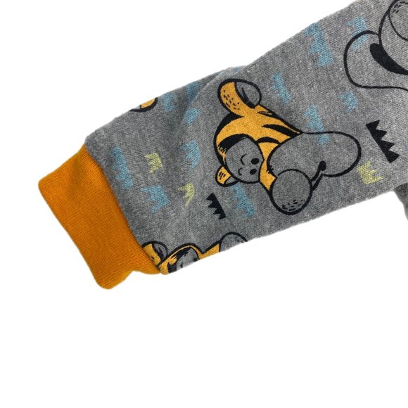 DISNEY Baby Winnie the Pooh Tigger Grey Orange Sleep and Play Size 3/6M - Picture 8 of 11